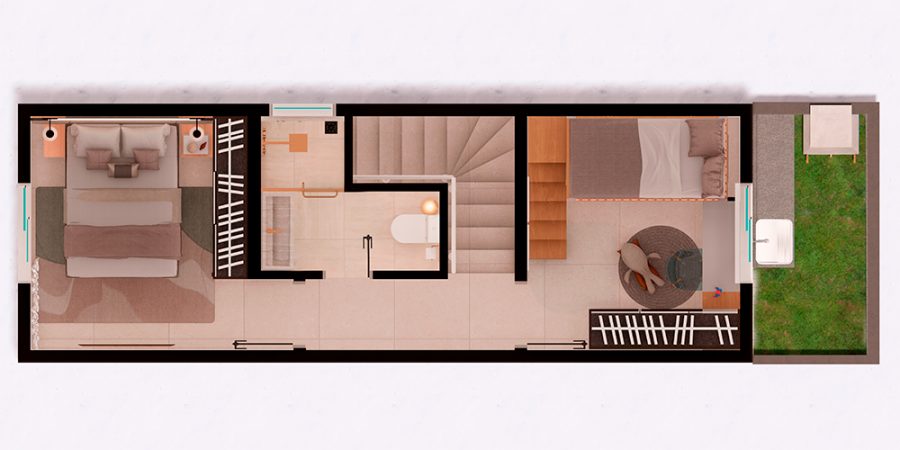 PLANTA-CASA-2-QUARTOS-PISO SUPERIOR